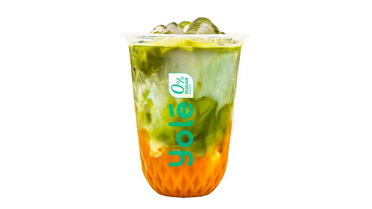 Mango Matcha Latte