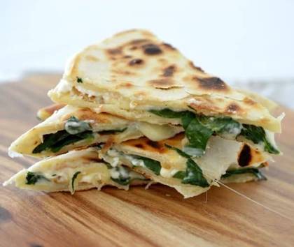 Spinach And Cheese Quesadilla