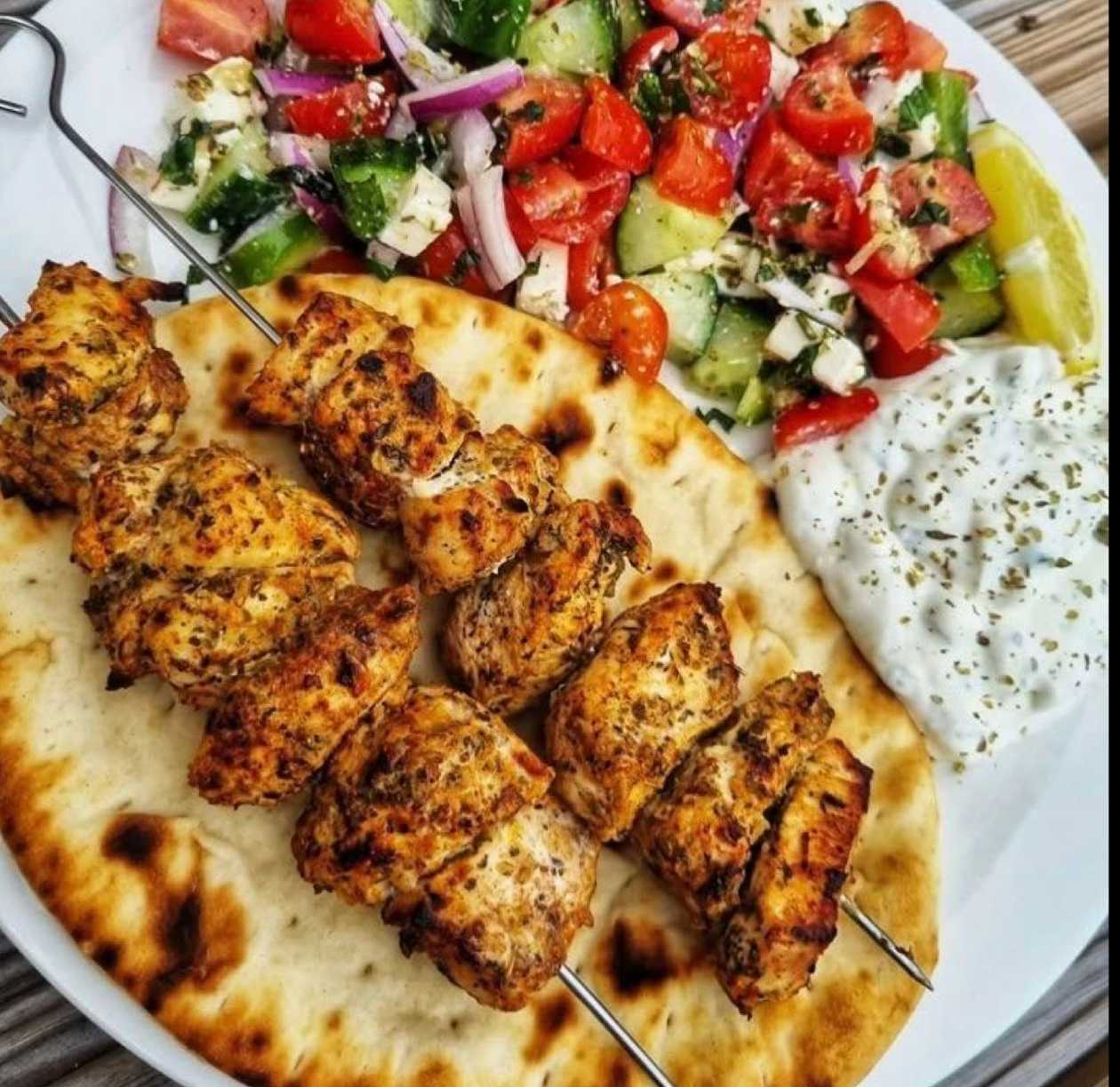 Chicken skewers