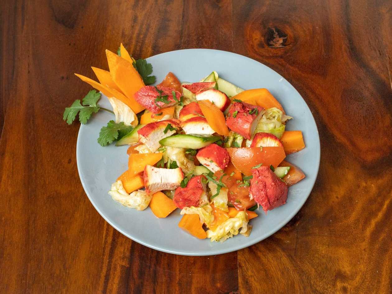Chicken tikka salad