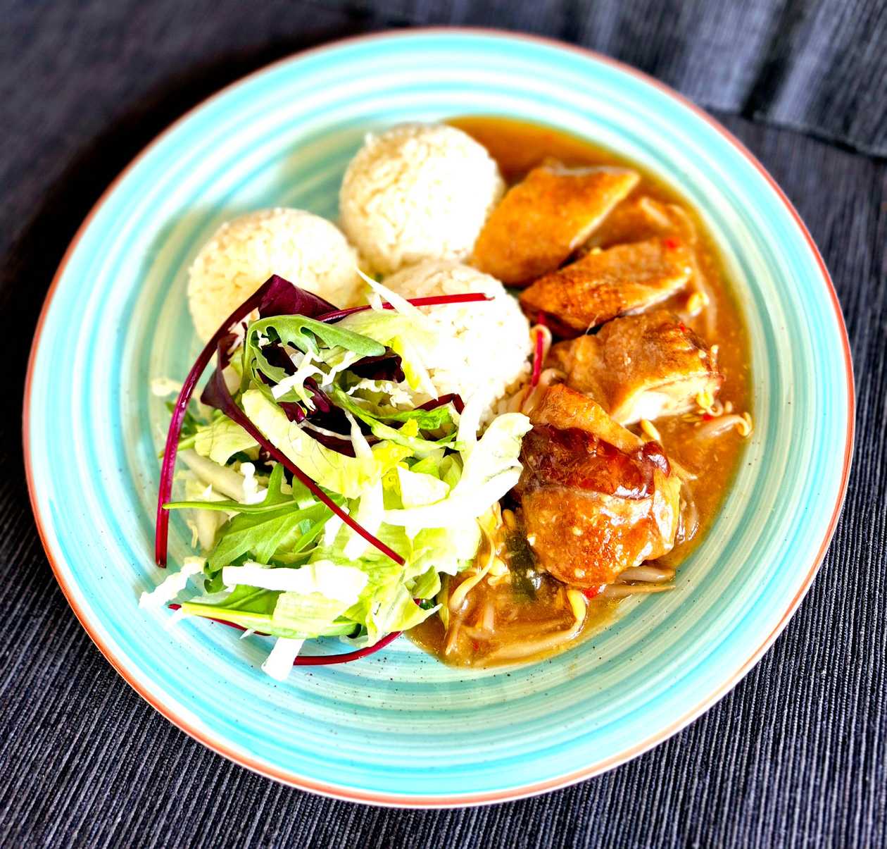 Roast Pork with Bread Dumplings and Cabbage