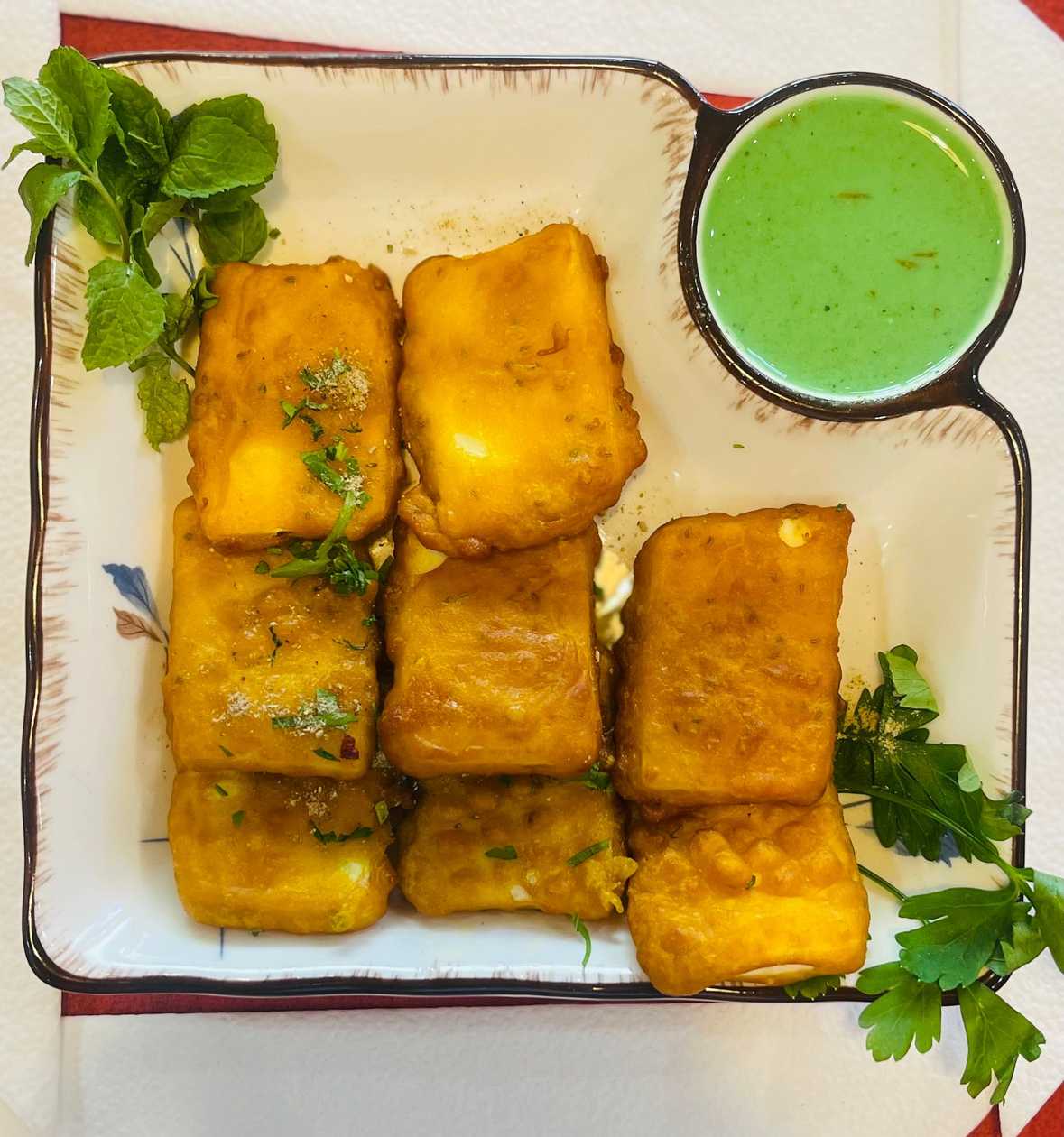 Pakoras paneer