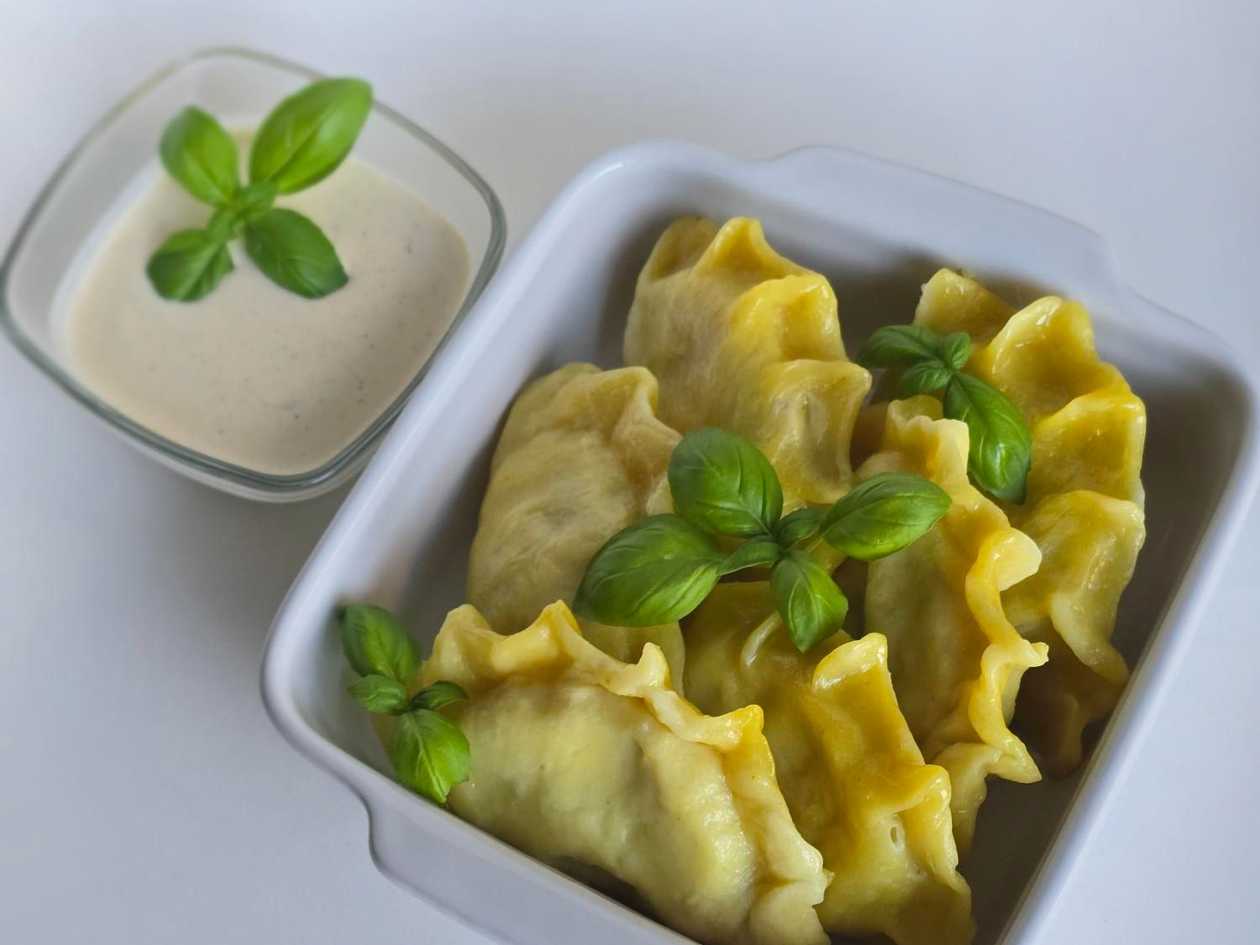 Pierogi ruskie Z Czarnymi Truflami I Masełkiem Truflowym  podsmażane 6 szt.