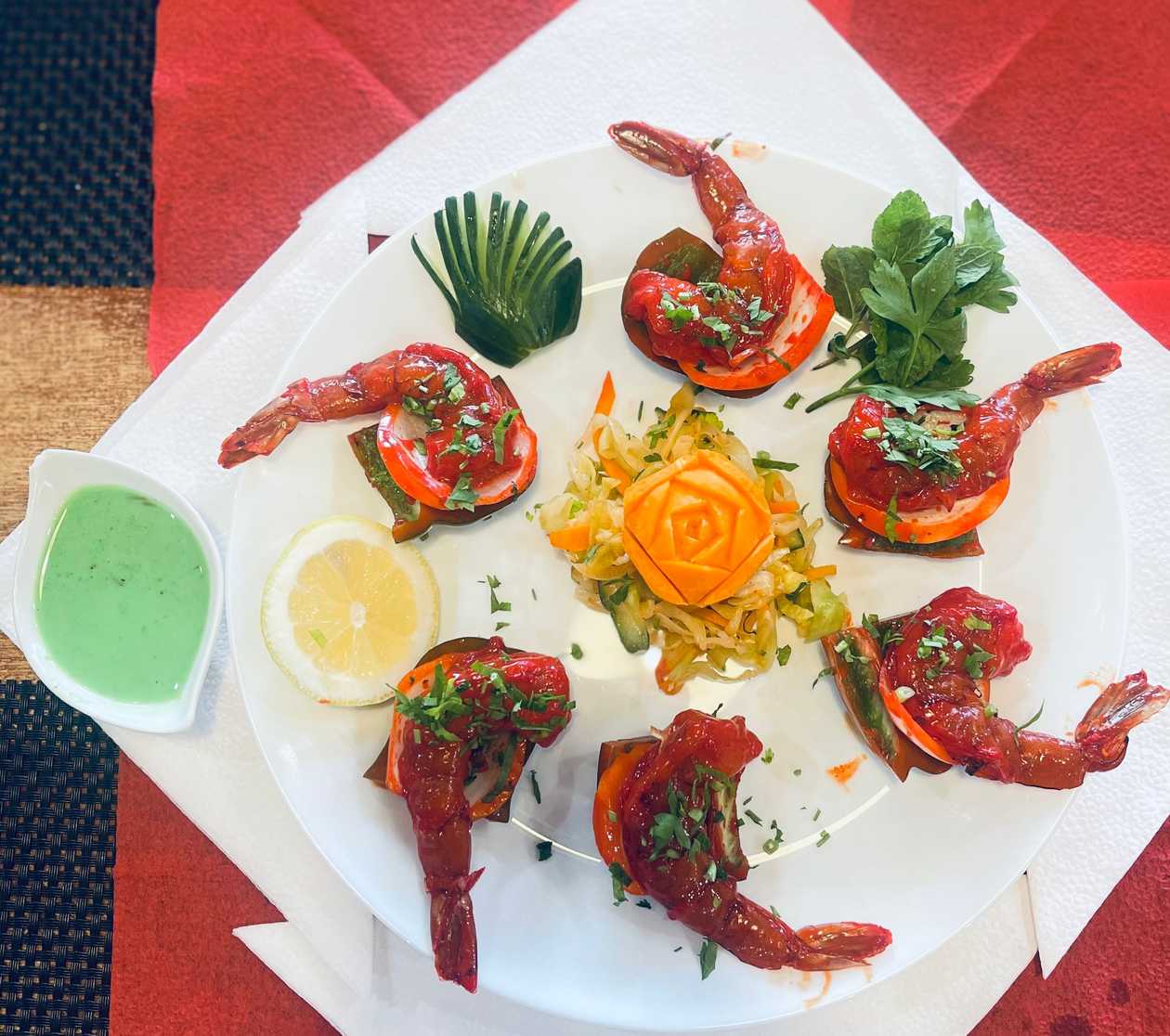Grilled prawns 5 szt.