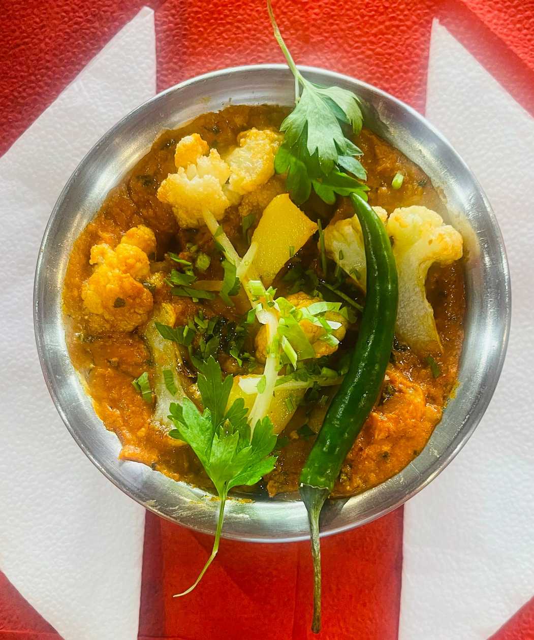 Aloo gobhi tadka