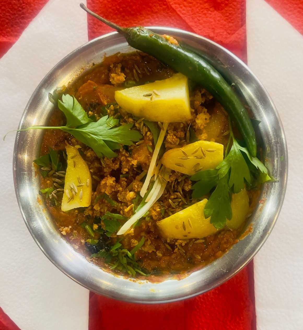 Burtibang jeera garlic aloo