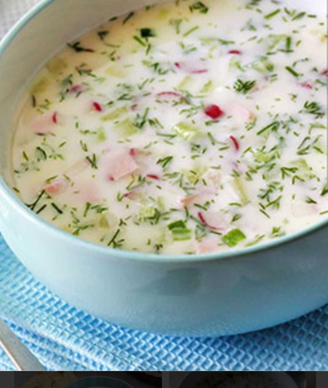 Окрошка із шашлика