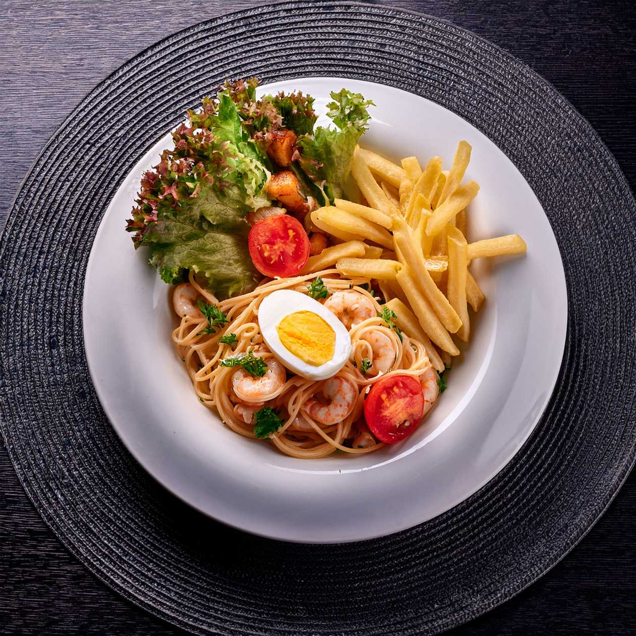 Menu: Sande de Delícias do Mar + Batata Frita + Bebida