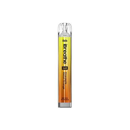 iBreathe Bar 600 Puffs Disposable Vape Melon Pineapple & Orange 20mg