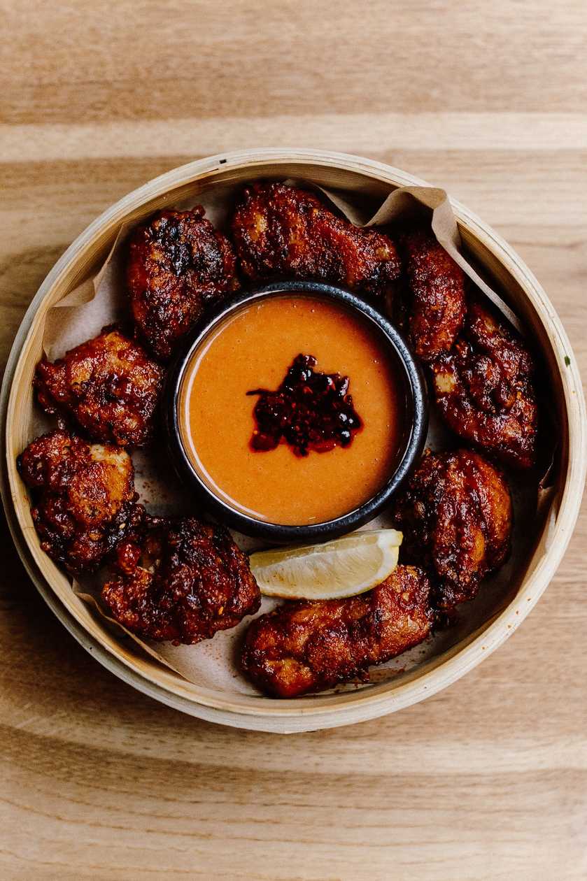 Spicy karaage vista
