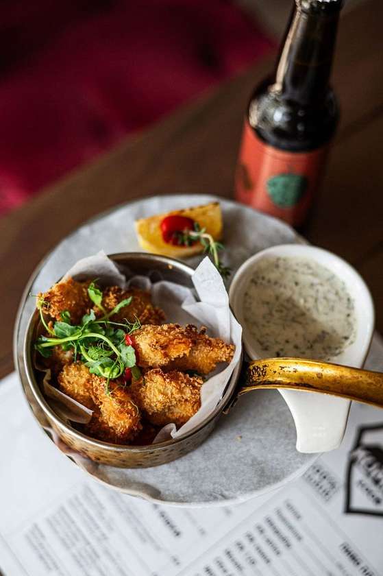 Shrimp in beer batter