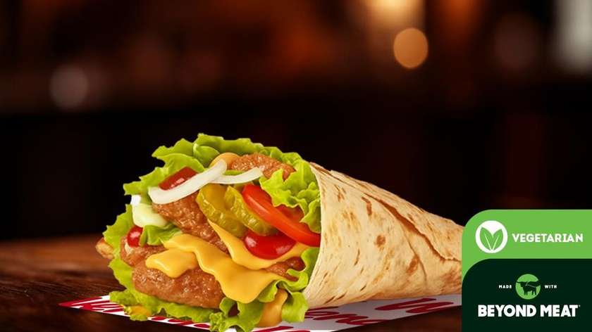 Wrap with Plant-Based Meat(Beyond Meat)