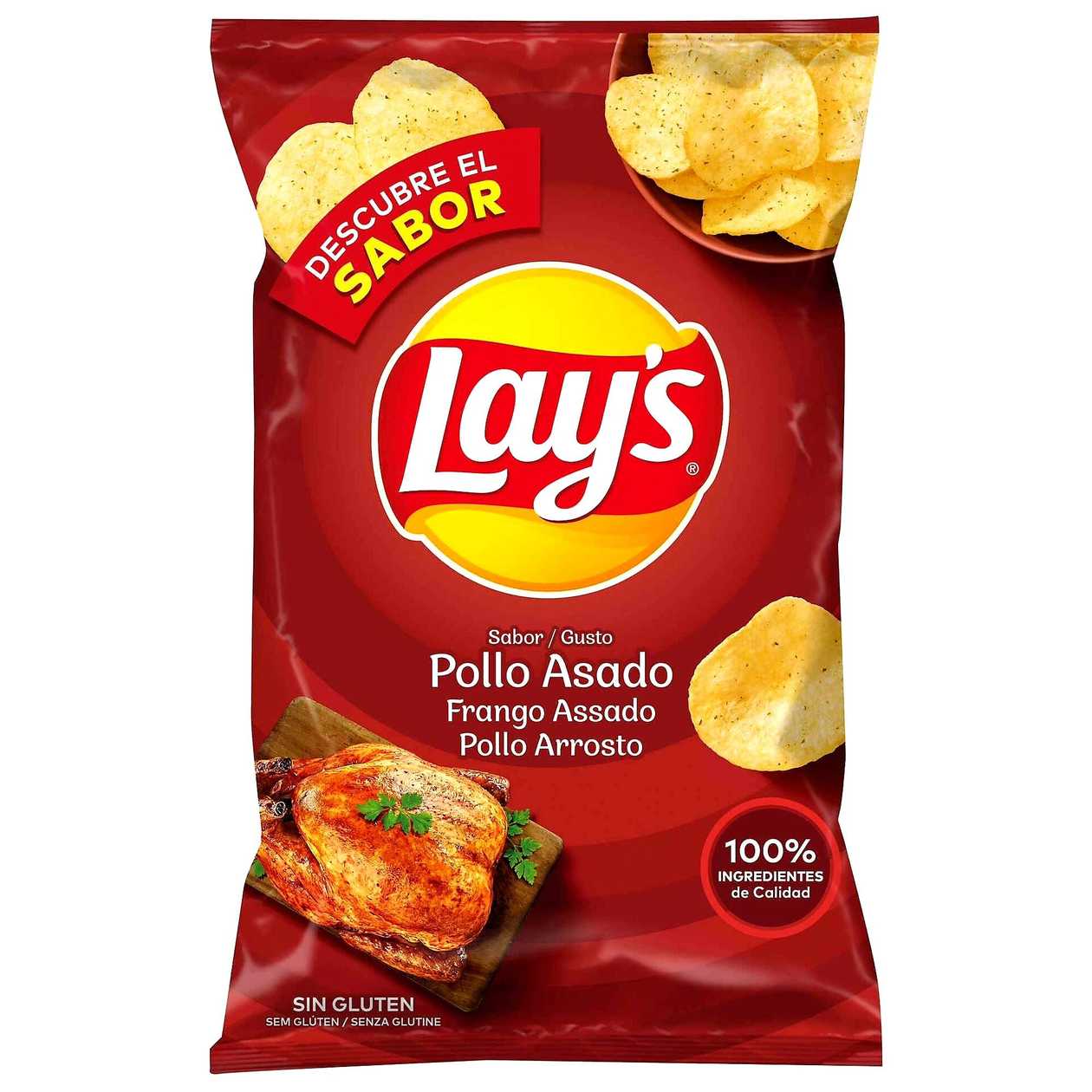 Lay's New Chicken Flavored Potato Chips 145G