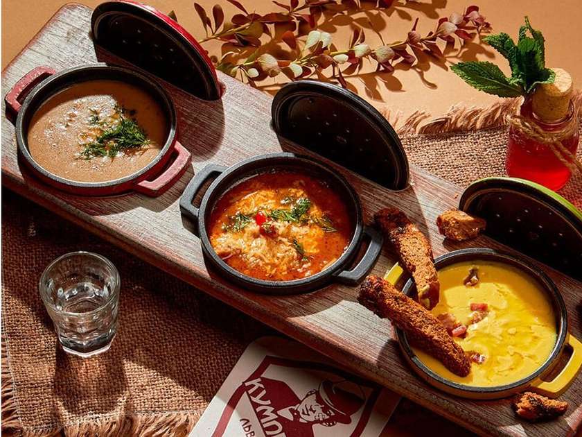 Set of soups Lviv taste