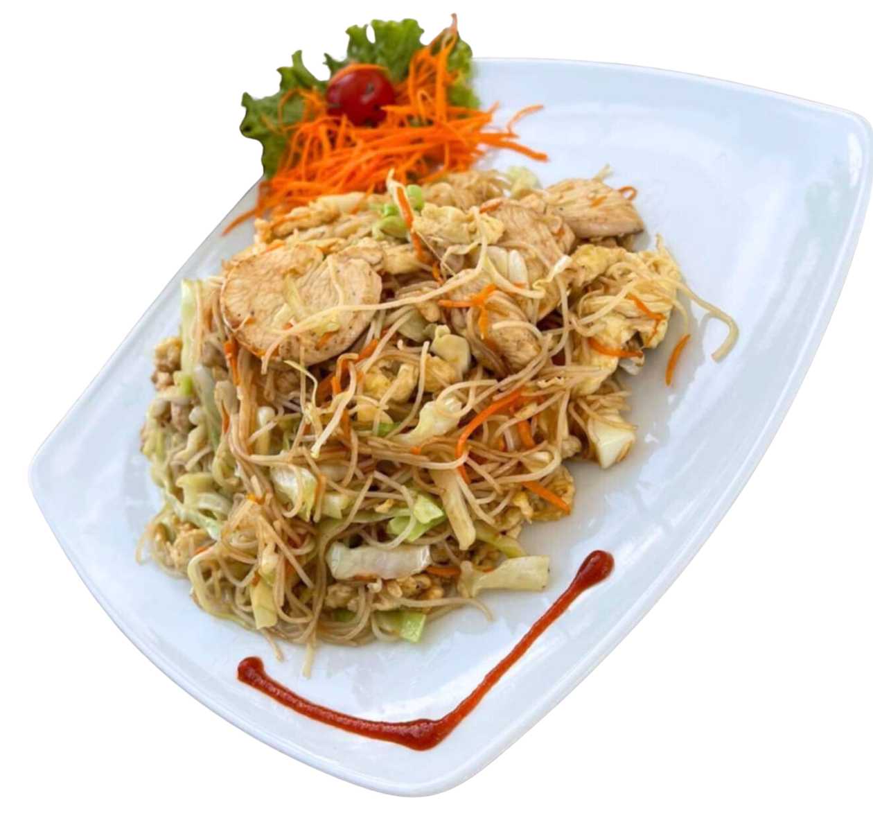 Tăieței la wok cu pui