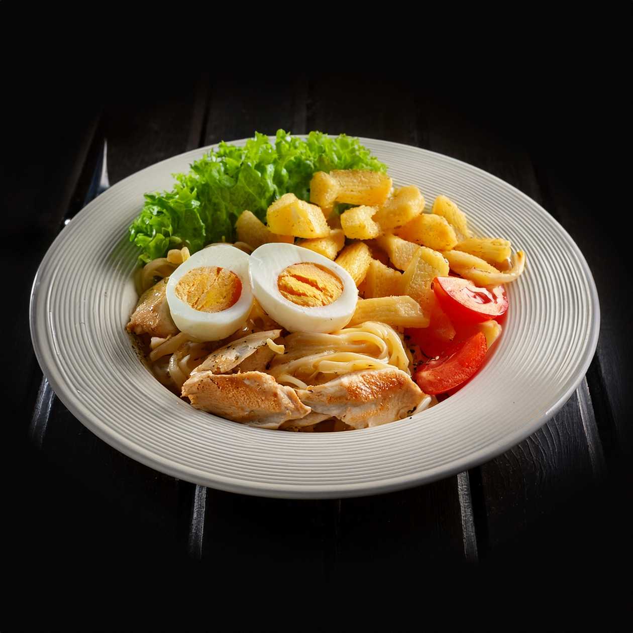 Menu: Sande de Frango + Batata Frita + Bebida