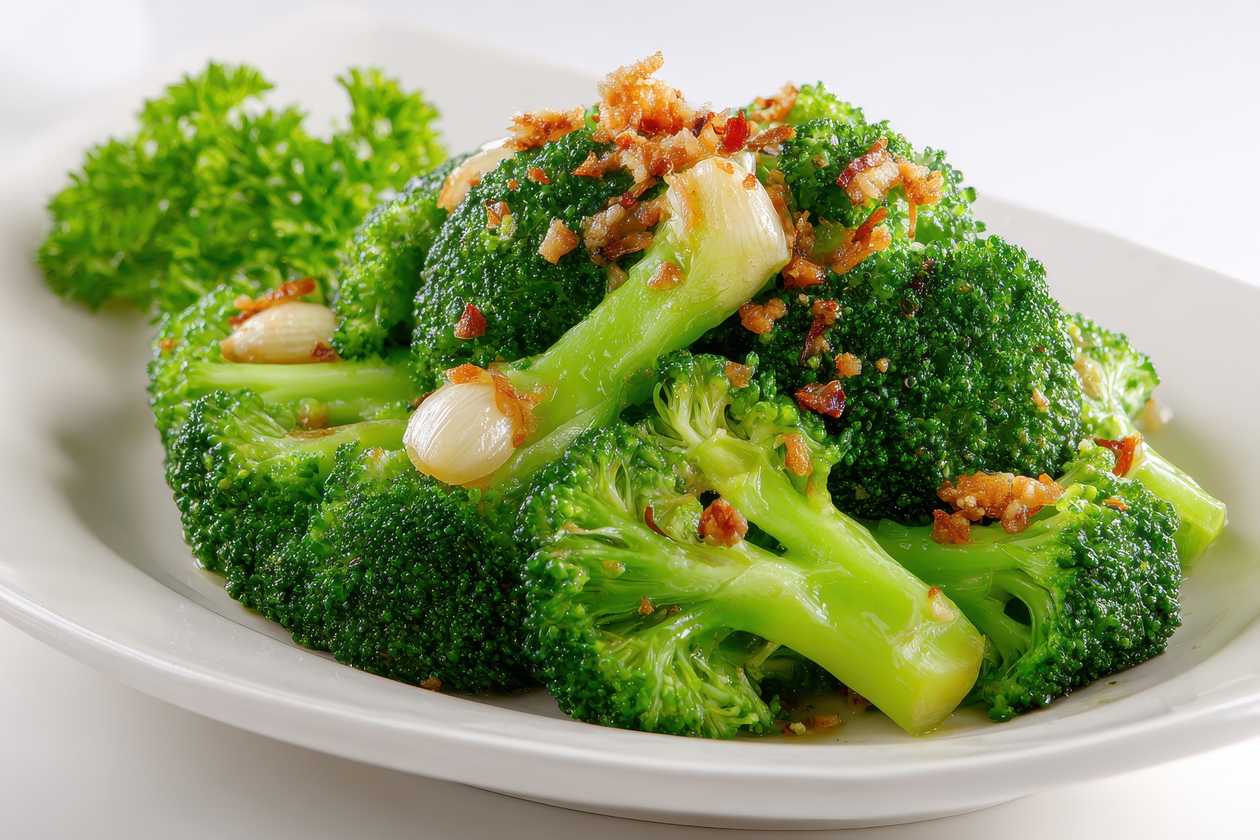 Baked broccoli