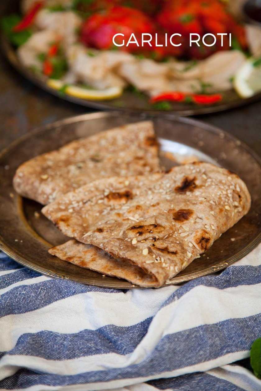 Garlic roti