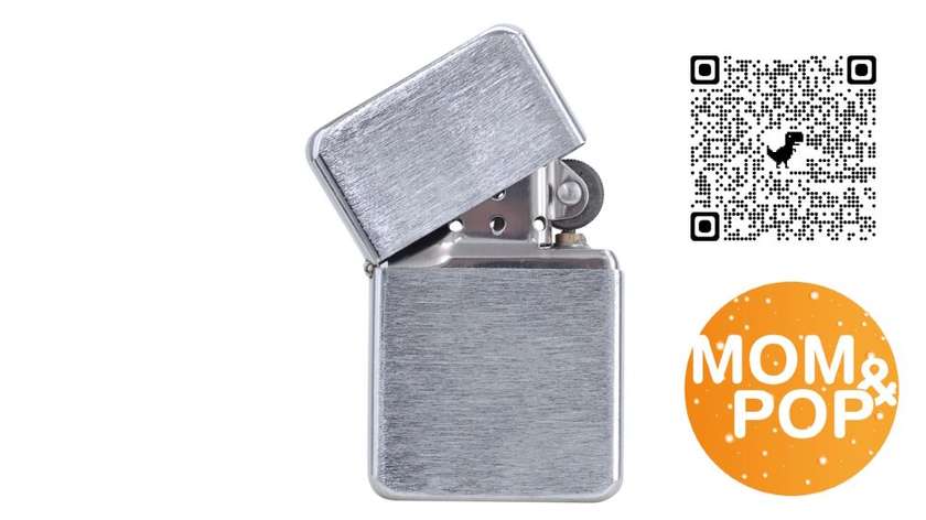 🆕 Chrome Polished Gasoline Softflame, Refillable