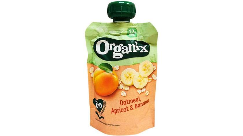 Organix Bio Πουρές Βρώμης Βερίκοκο Μπανάνα 100g