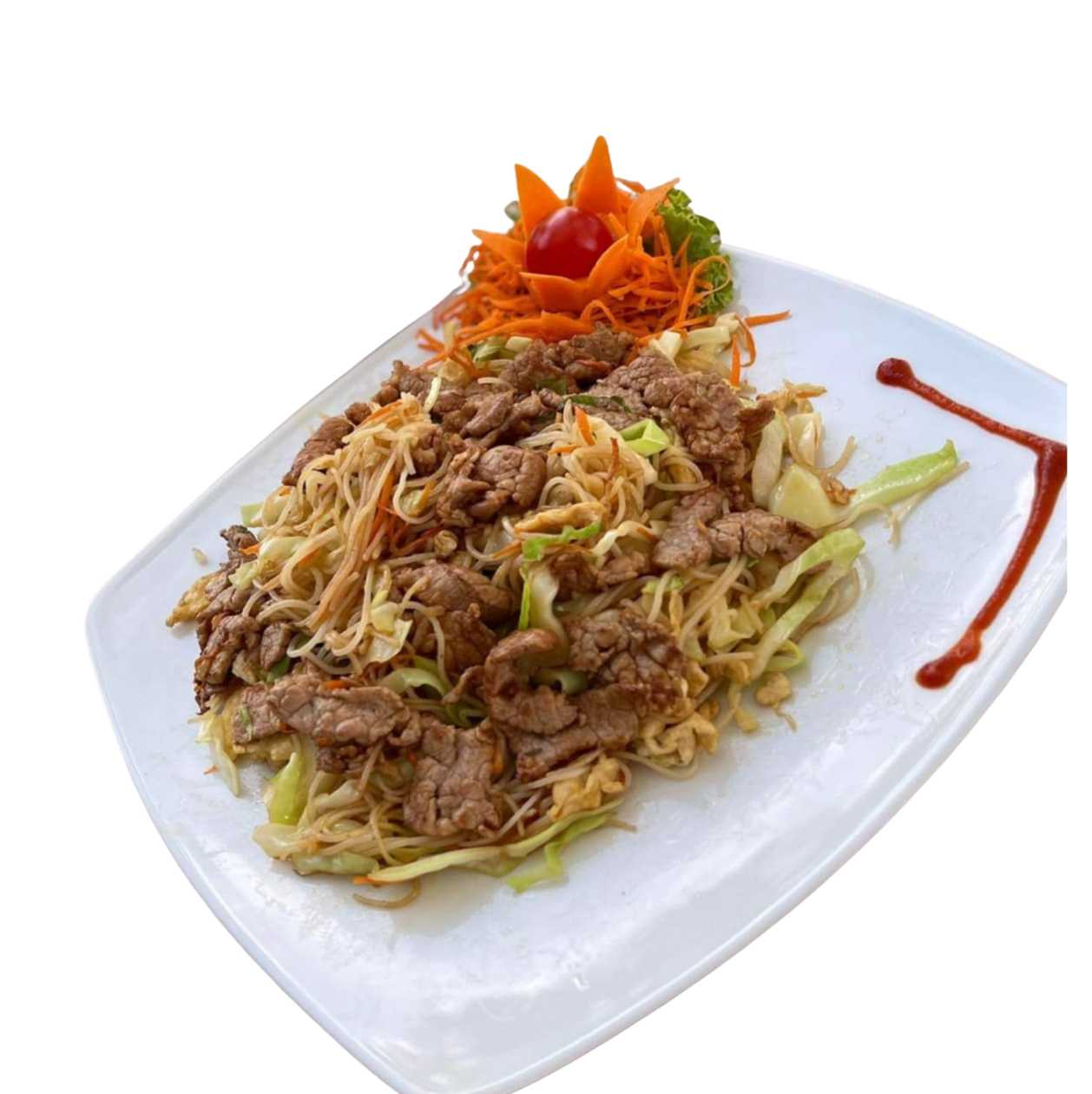 Tăieței la wok cu vită