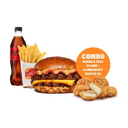 Combo Double Full Flame + Camembert Bites x5 (GR)
