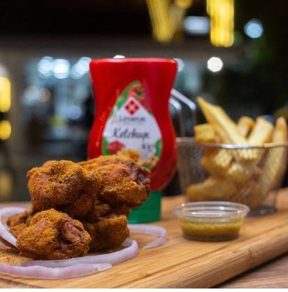 3 Pcs & Fries ( Flavored)