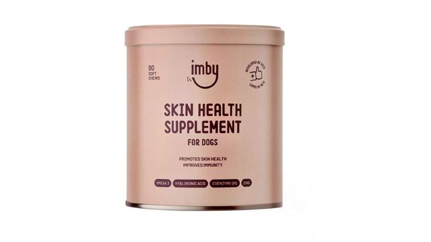 IMBY, Skin Health Supplement for Dogs, 90 Soft Chews