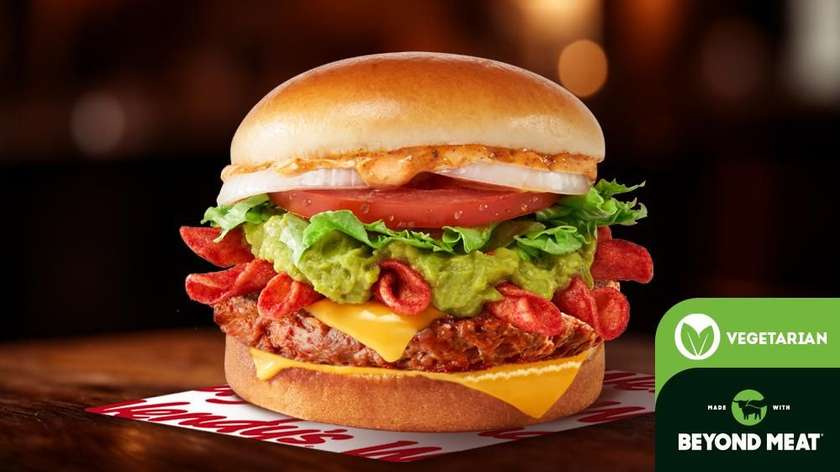 Takis Burger with Plant-Based Meat