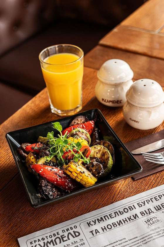 Baked vegetables
