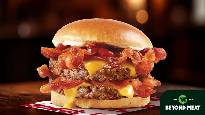 Baconator with Beyond meat