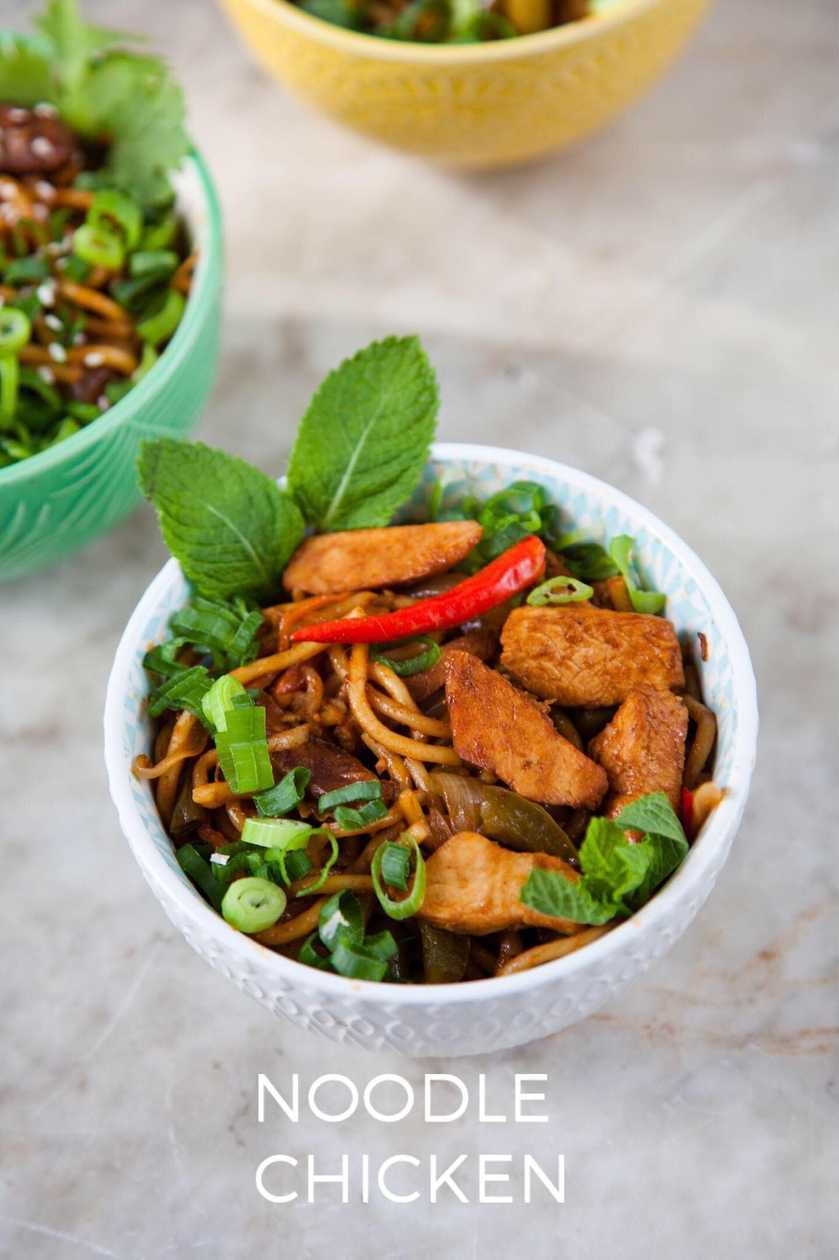 Noodle chicken