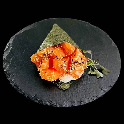 Temaki Salmão com Philadelphia 1 Peça