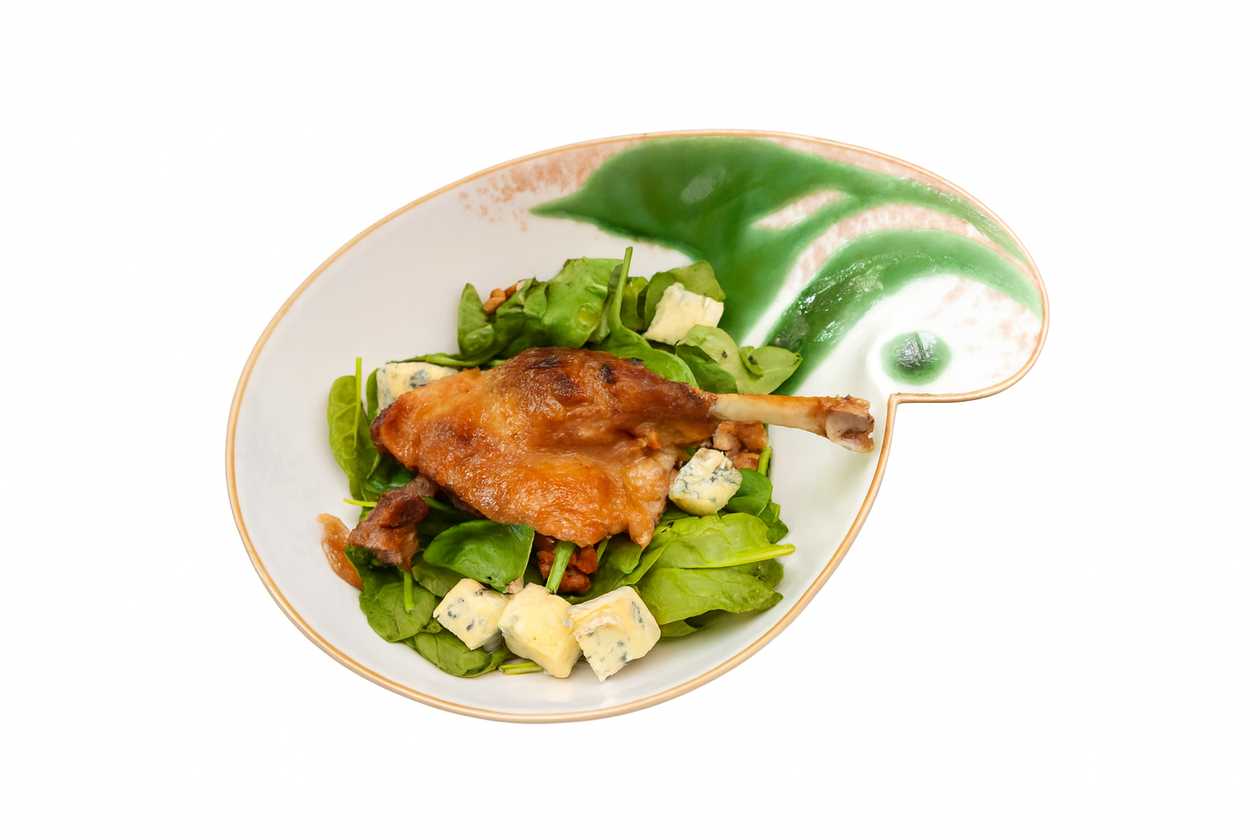 Insalata con coscia d'anatra