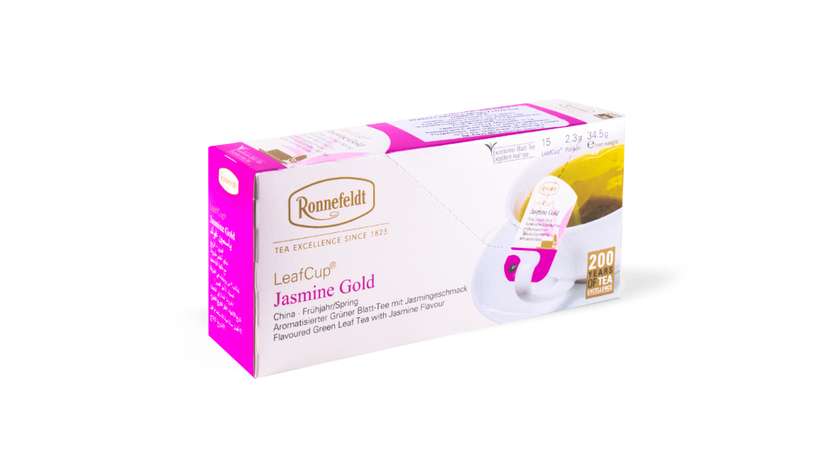 Herbata Ronnefeldt Leaf Cup Jasmin Gold (15 Saszetek)