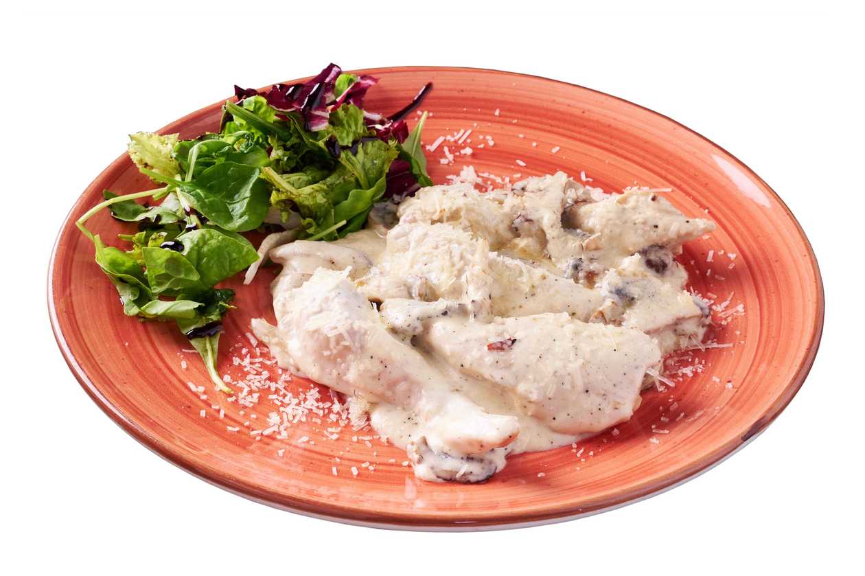 POLLO ALLA CREMA FUNGHI