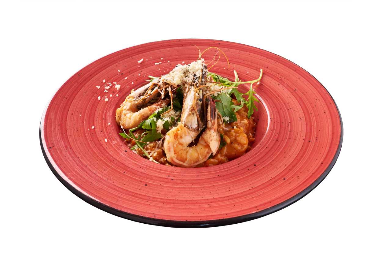 Risotto con gamberi
