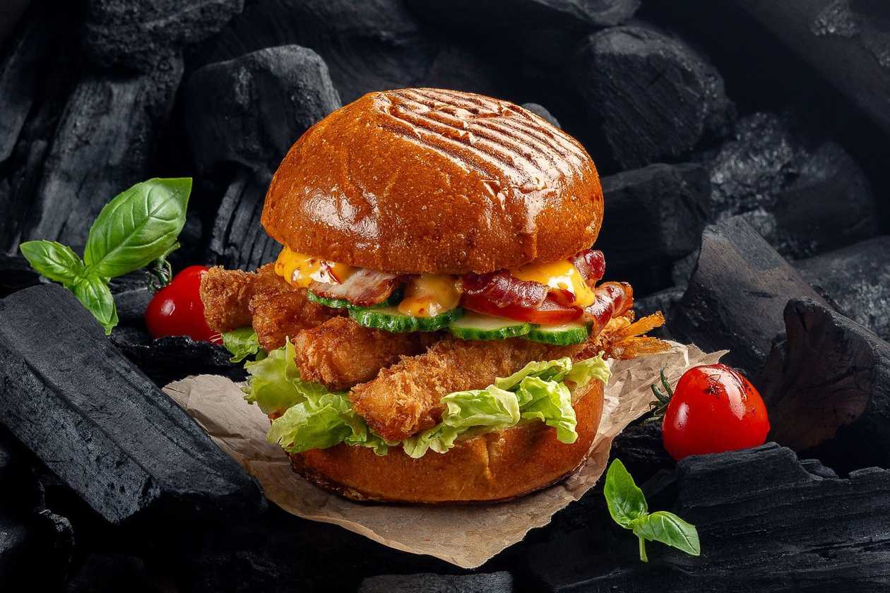 Panko Shrimp Burger