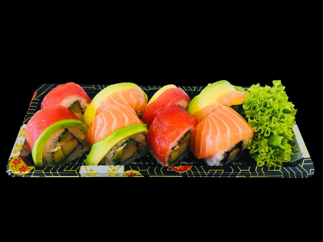 Rainbow roll 8 pęcas