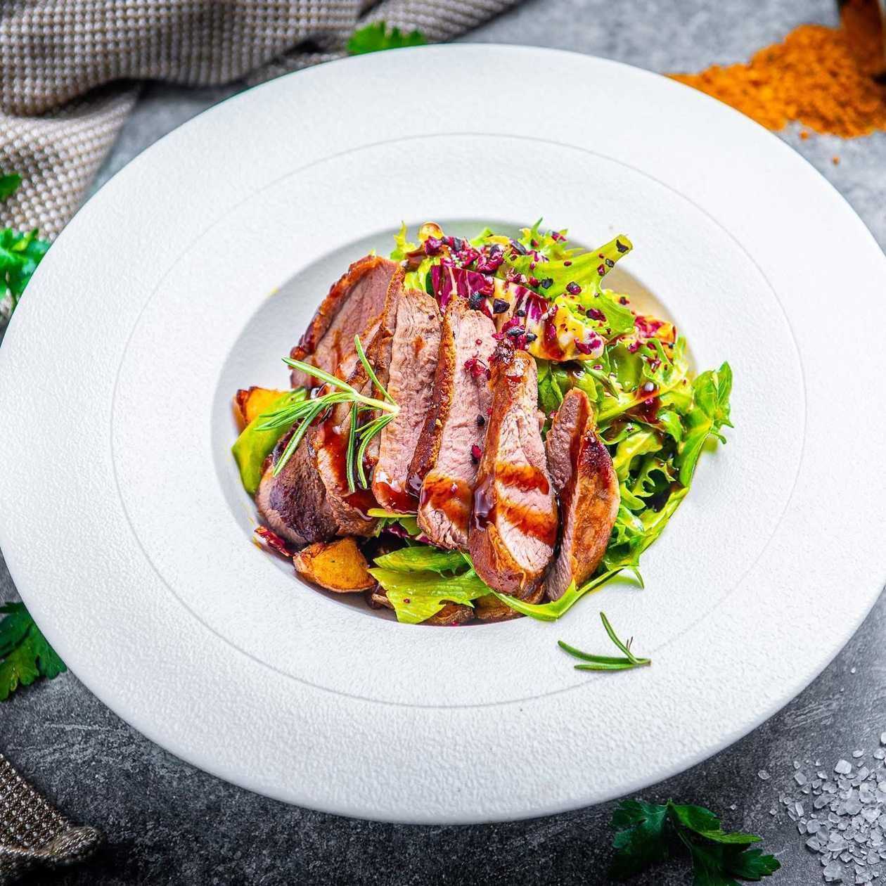Salat pardi fileega