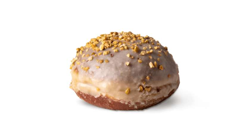 Pączek z nadzieniem pistacjowym