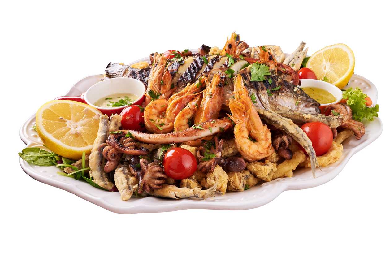 PIATTO DI PESCE E FRUTTI DI MARE