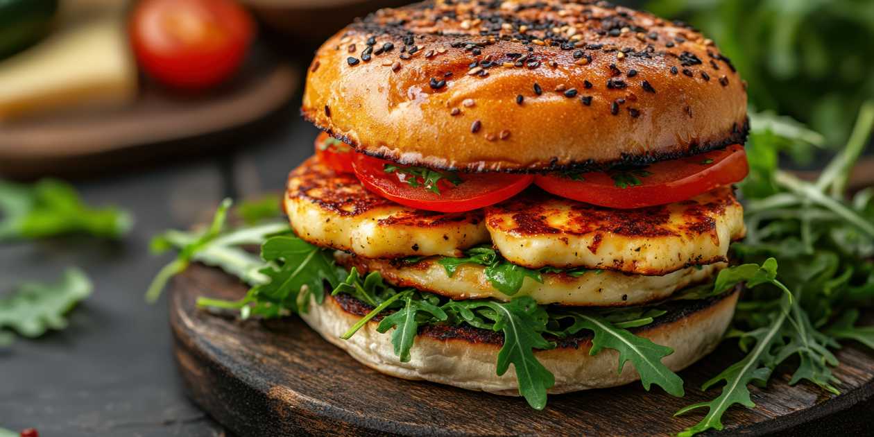 VEGGIE SALAŠINKA BURGER MENU 1,3,7,10,11