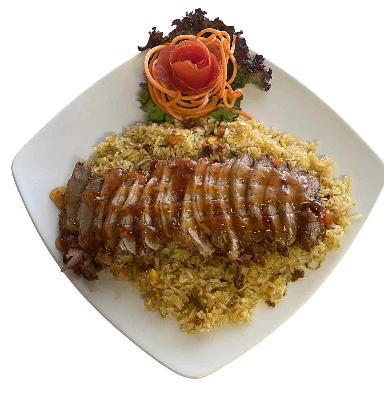 Orez la wok cu rață