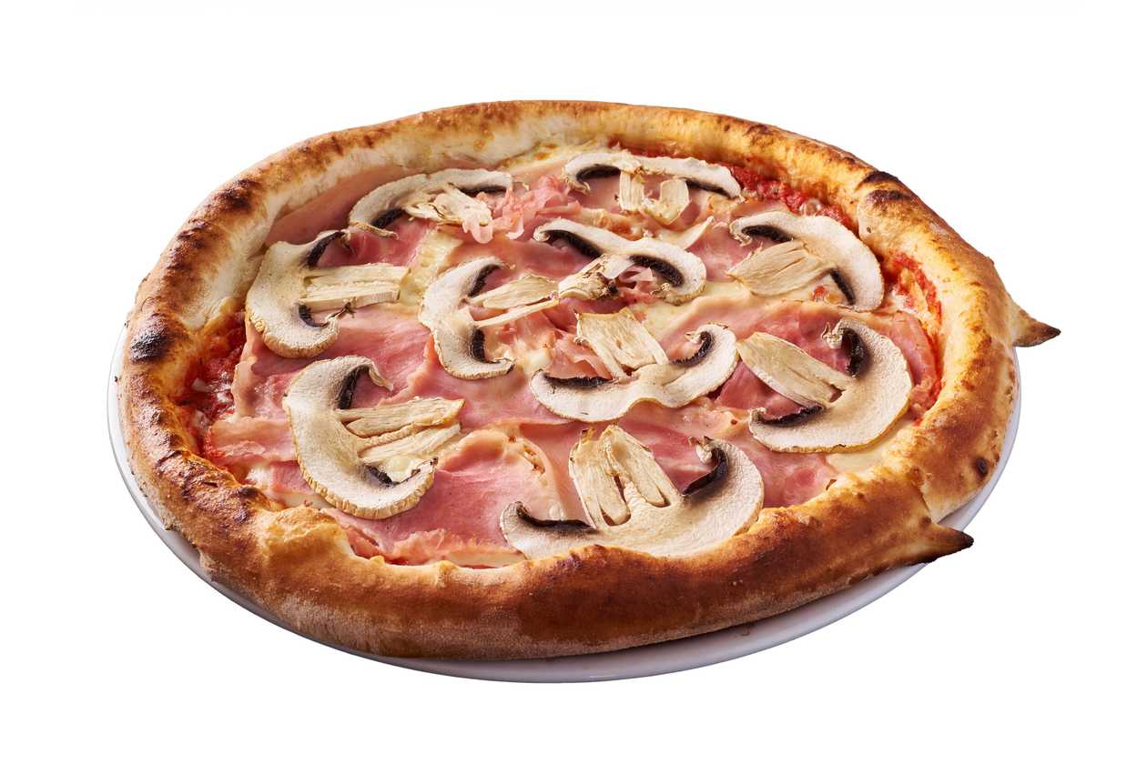 PIZZA PROSCIUTTO E FUNGHI  30cm