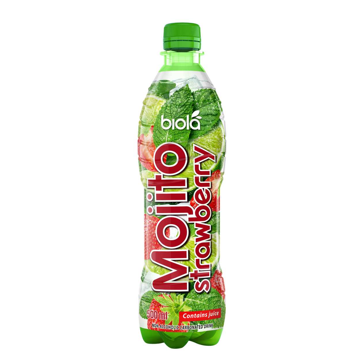 Biola, Strawberry Mojito alcohol free, 0.5l
