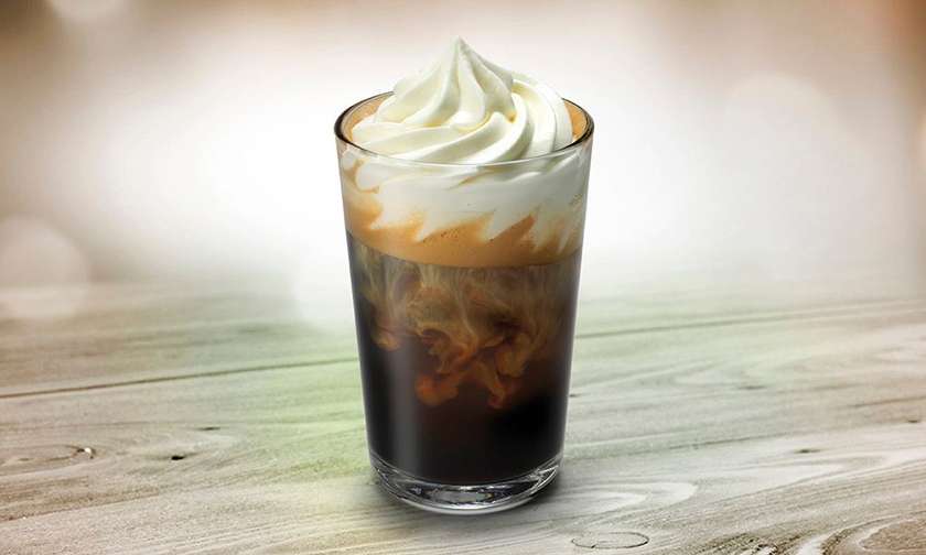 ICED AMERICANO WITH ICE CREAM