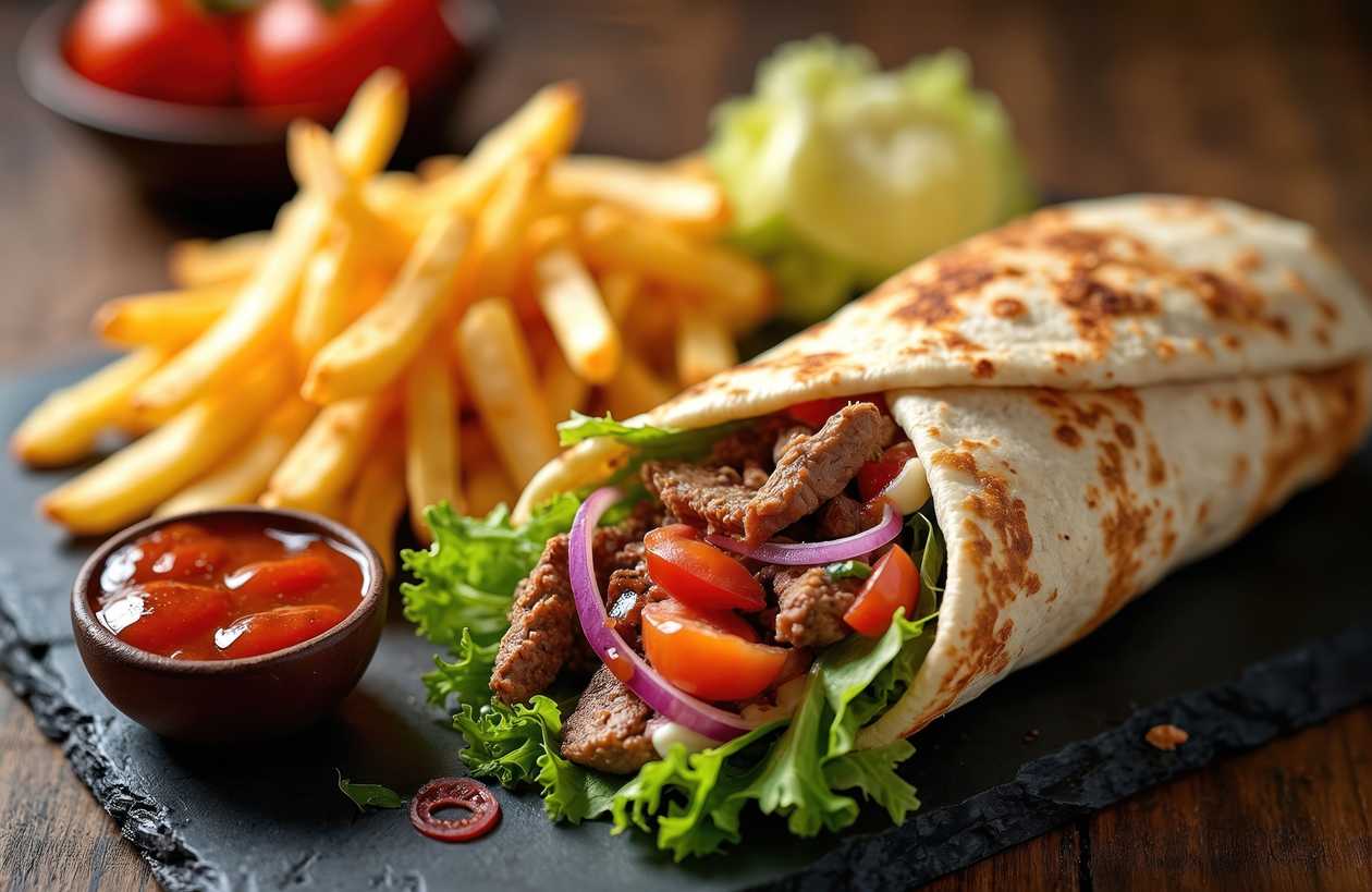 Prato Kebab de Frango
