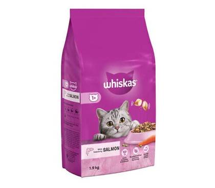Whiskas Adult Ξηρή Τροφή Σολομός 1.9Kg