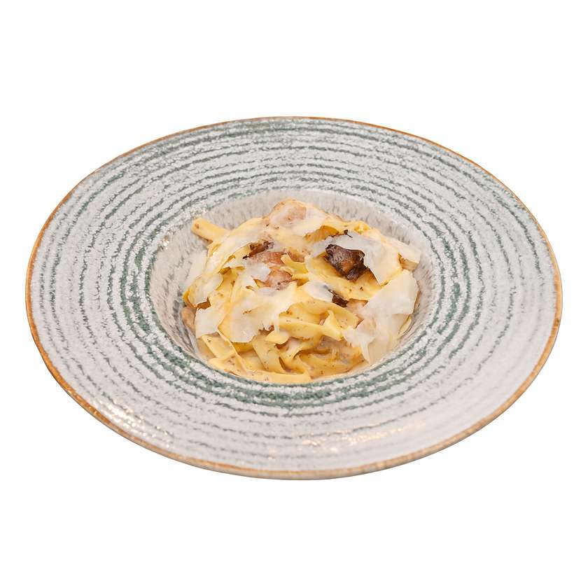 Linguine con funghi porcini e tartufo